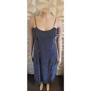 JUSTFAB Navy Striped Dress XL NWT